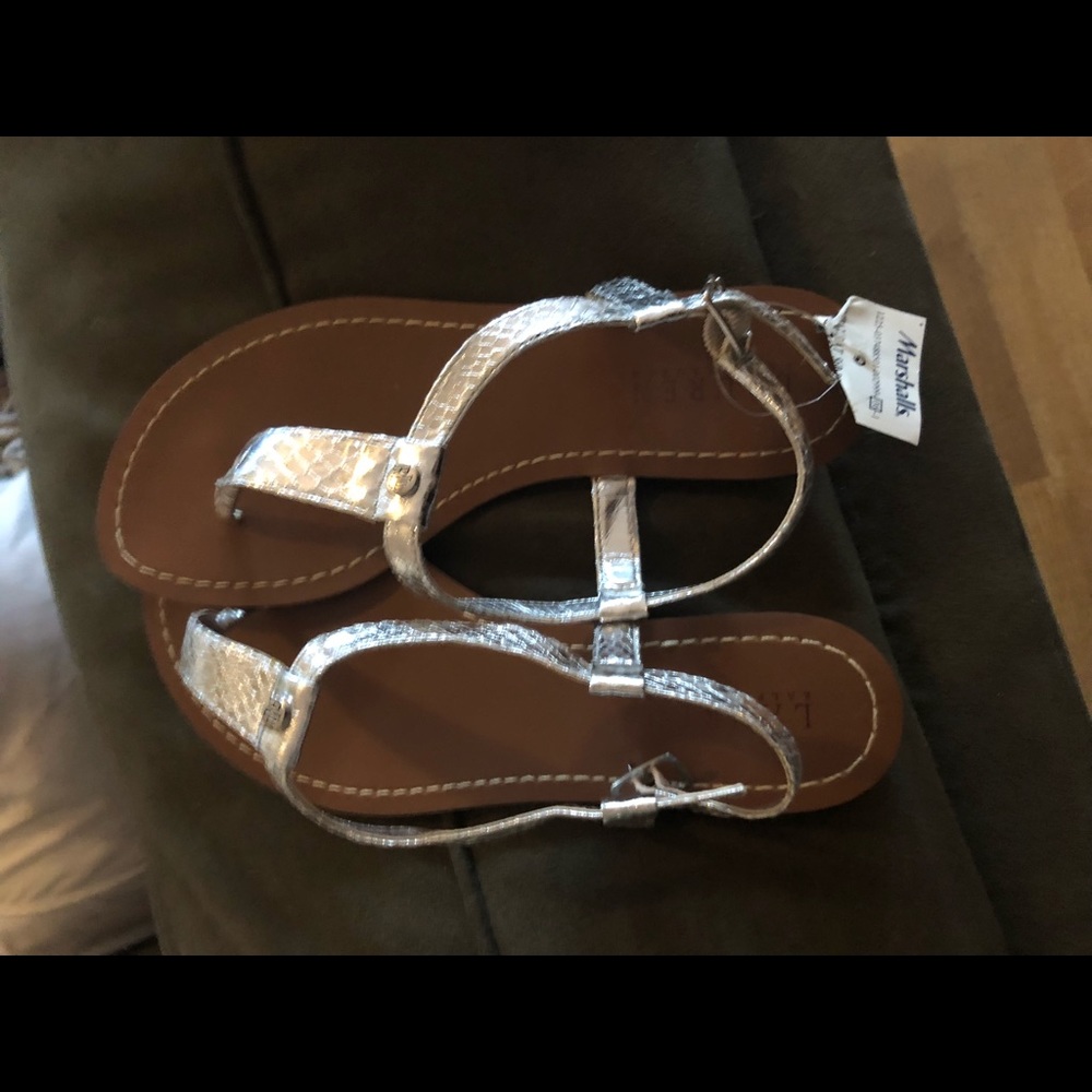 Ralph Lauren T strap sandals